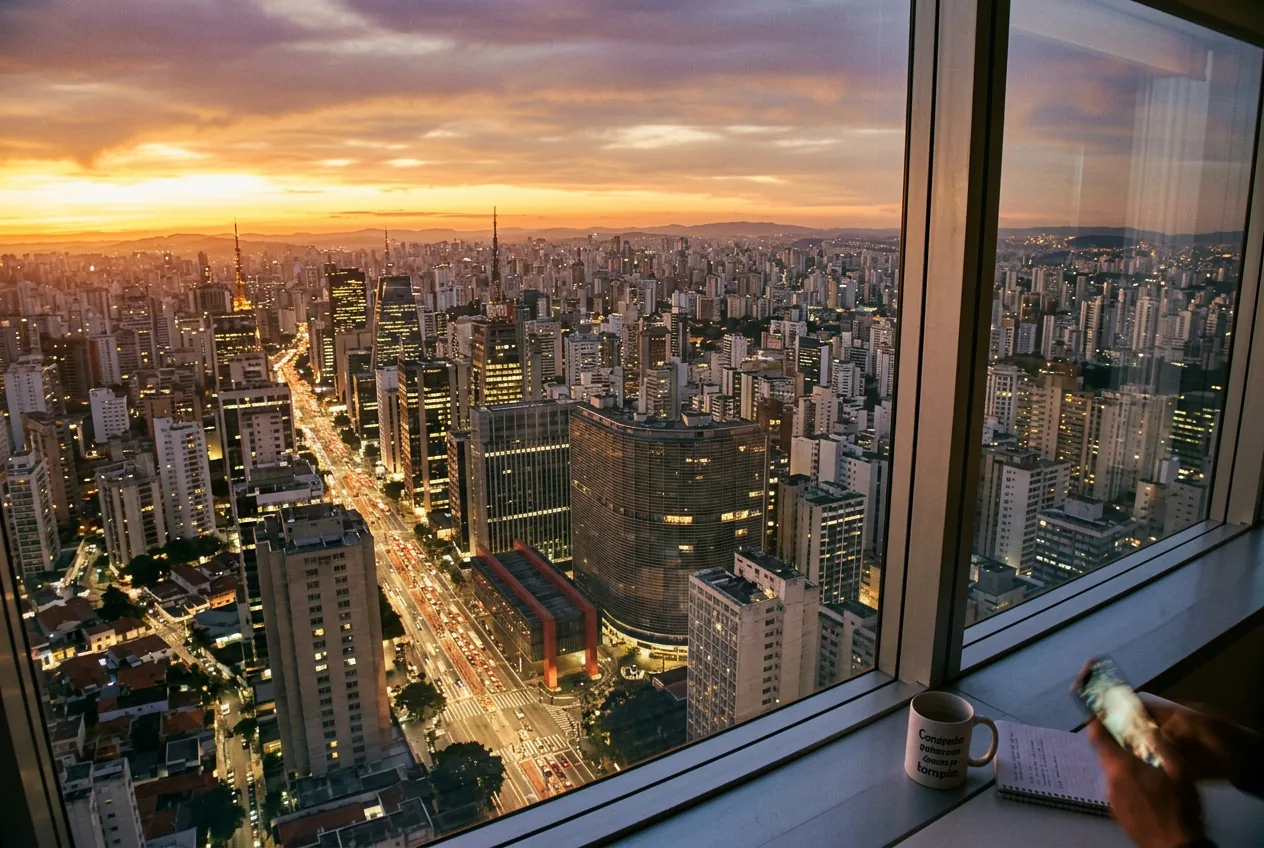 Vista aérea de São Paulo